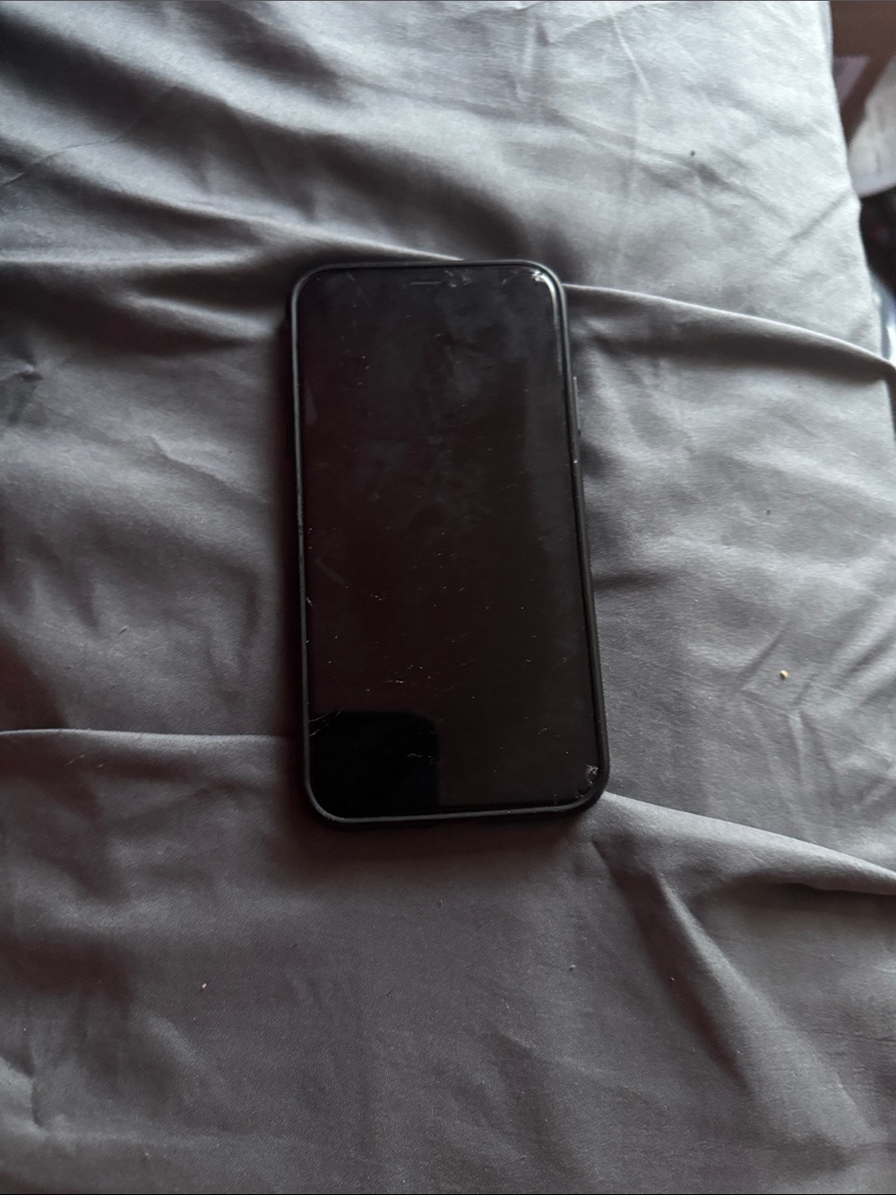 Apple Black Smartphone with Black Case